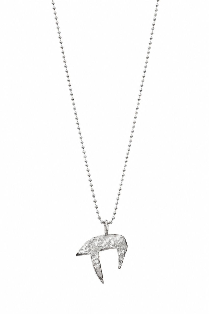Chai pendant, sterling silver Large — alternate view