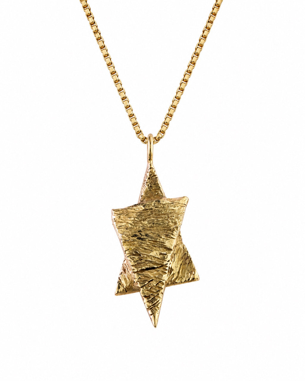 Up & Down Star of David pendant — 14K gold