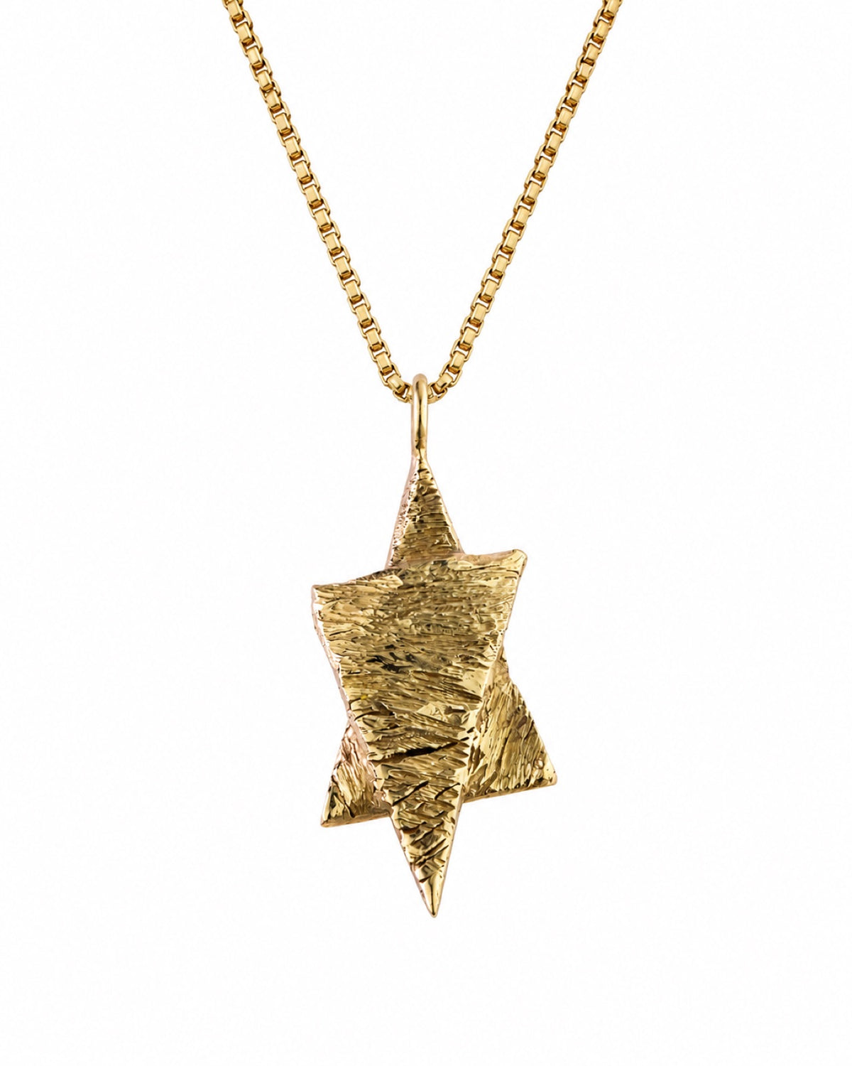Up & Down Star of David pendant — 14K gold