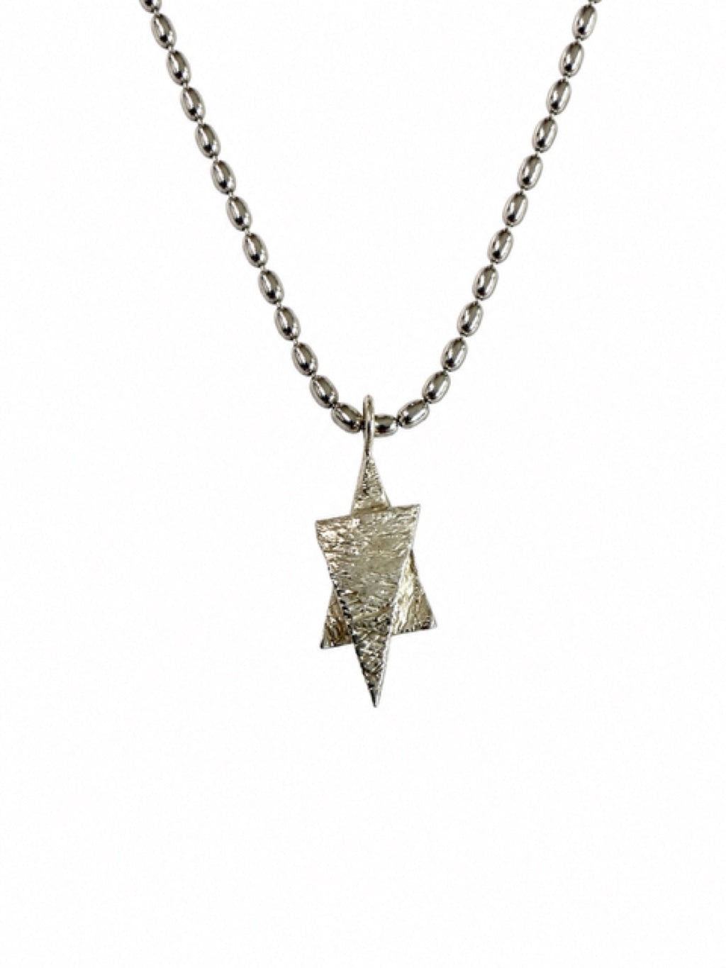 Up & Down Star of David pendant — sterling silver