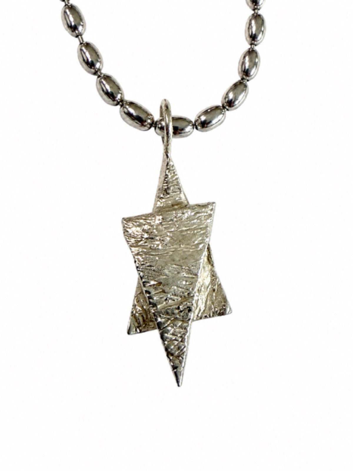 Up & Down Star of David pendant — sterling silver